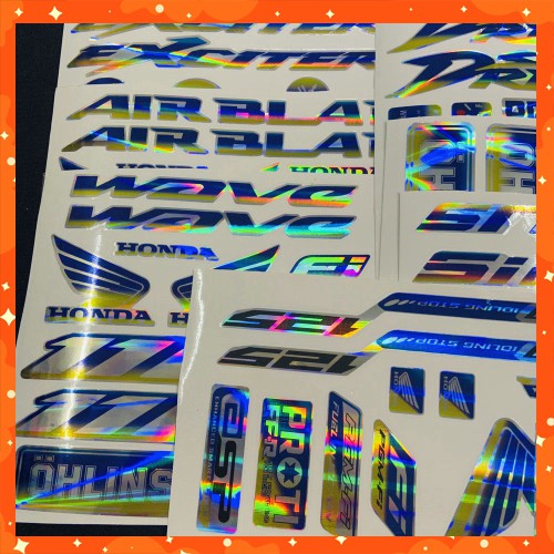 CHUYÊN TEM CROM] TEM LOGO,TEM CROM BÓNG DẠ QUANG DÁN XE SÁNG BÓNG THEO THỜI GIAN