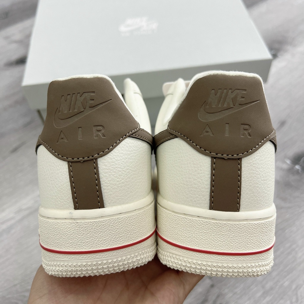 Giày Thể Thao AF1 Vệt Nâu , Giày Sneaker Độn Đế Tăng Chiều Cao Dành Cho Học Sinh Sinh Viên Đi Học Đi Tập Thể Dục