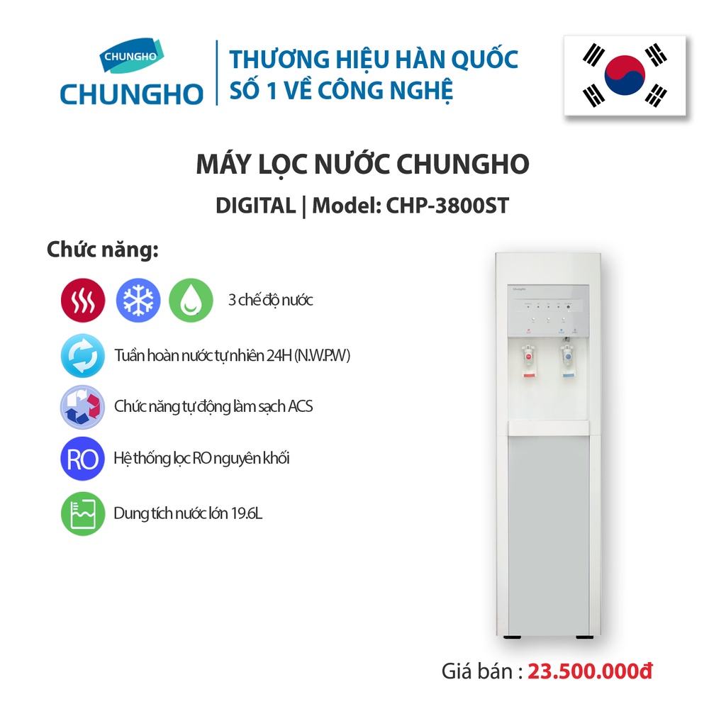 Máy lọc nước RO Chungho CHP-3800ST