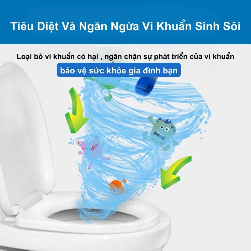 Viên Thả Bồn Cầu Hoa Anh Đào Nhật Diệt Vi Trùng, Khử Mùi Hôi Nhà Vệ Sinh Tiện Dụng