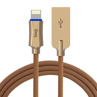 Cáp sạc tự ngắt bagi dài 1m il100 cho iphone 5, 6, 7, 8 , x , xs max, xr