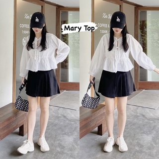 MARY Babydoll Top (ảnh thật/sẵn)
