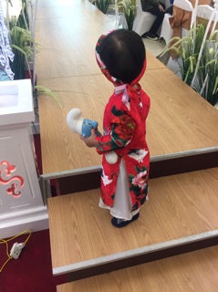 Áo dài cho bé trai bé gái. Kèm vấn