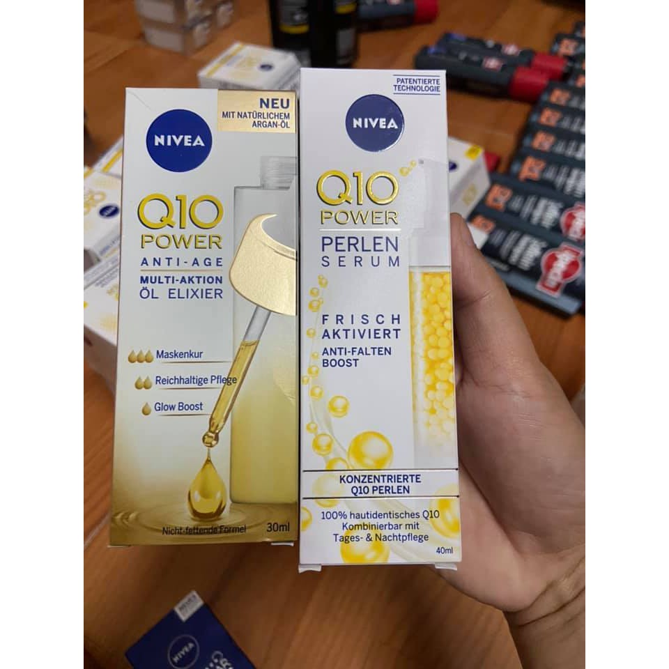 SERUM NIVEA Q10 NGỌC TRAI CHỐNG LÃO HOÁ, TRẮNG DA - HÀNG ĐỨC