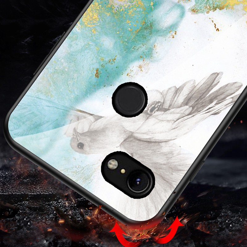 Case Google Pixel 3AXL Pixel 3XL Pixel 2XL Pixel XL Marble Tempered Glass Protective Back Cover