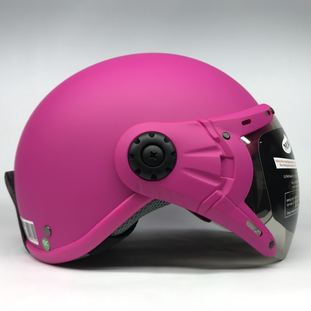 Nón nửa đầu Asia kính MT105K - Hồng sen nhám