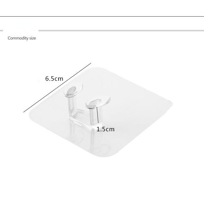 1 Cái Giá Đỡ Tự Dính Có Dây / Móc Ổ Cắm