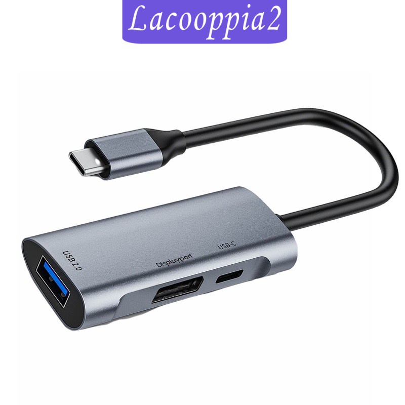 [LACOOPPIA2] USB C to Display USB-C Charging Port for MacBook Pro Laptop Smartphones