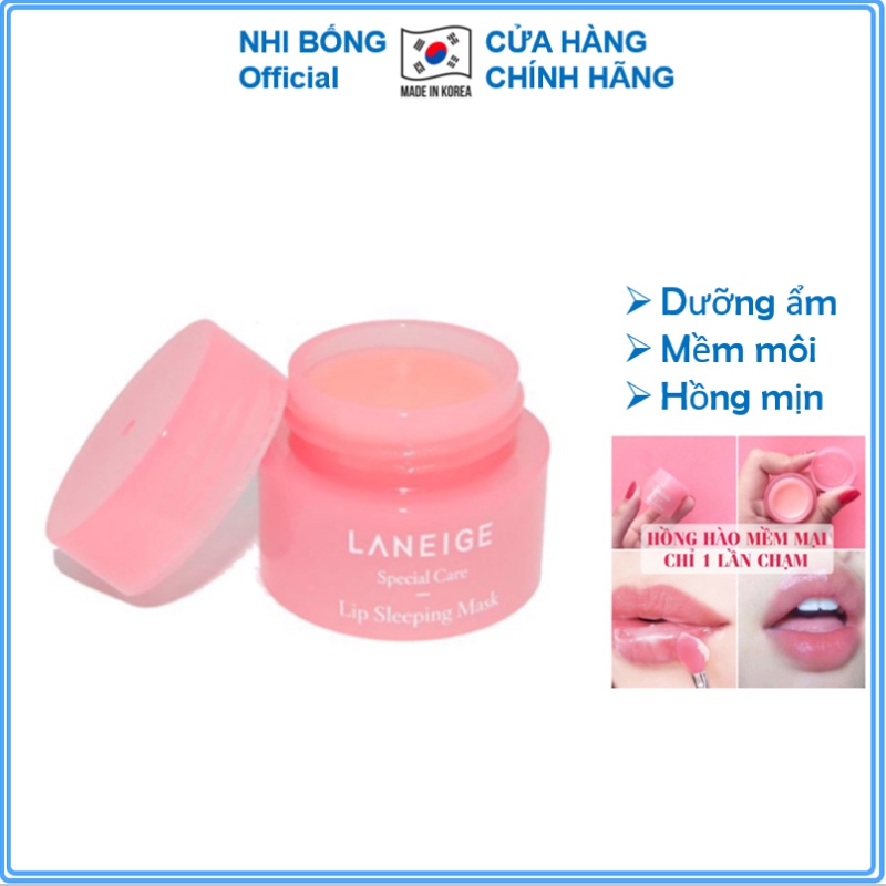 Mặt nạ ngủ - dưỡng môi Laneige Full 3g Hương Cherry Hàn Quốc