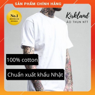Áo KIRKLAND chính hãng 🔹100% COTTON🔹 Áo thun trắng trơn unisex 100% cotton xuất khẩu