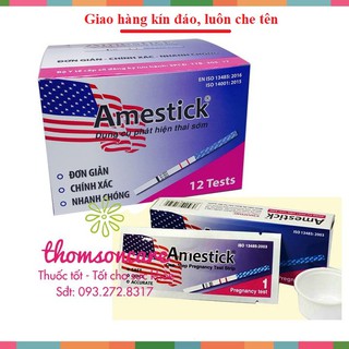 Que thử thai Amestick - Test thử thai nhanh