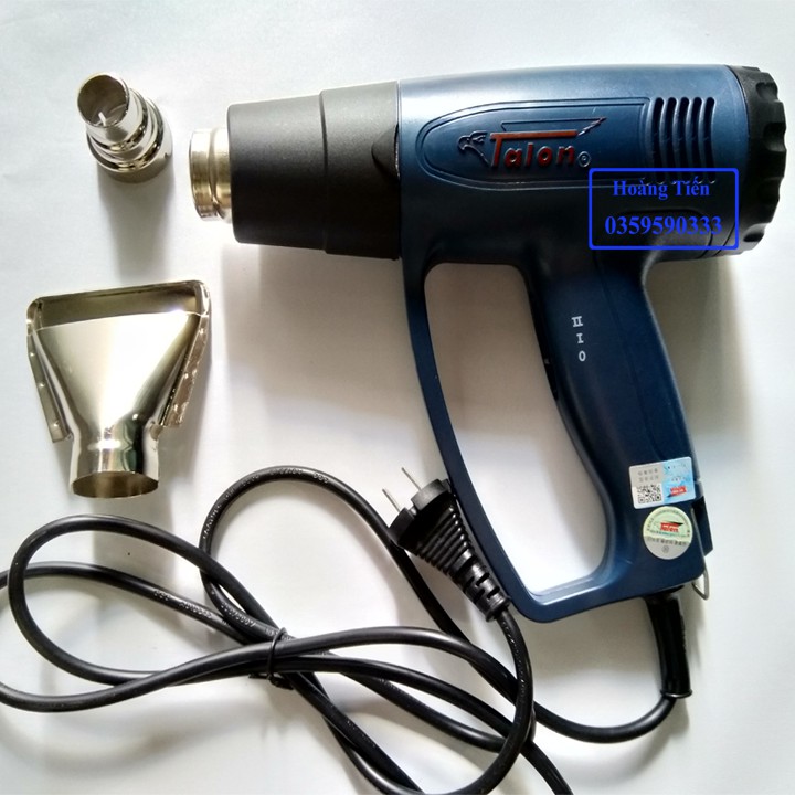 Máy khò nhiệt talon 2000W- máy sấy cầm tay- máy sấy màng co- máy sấy nhiệt-talon 2000W