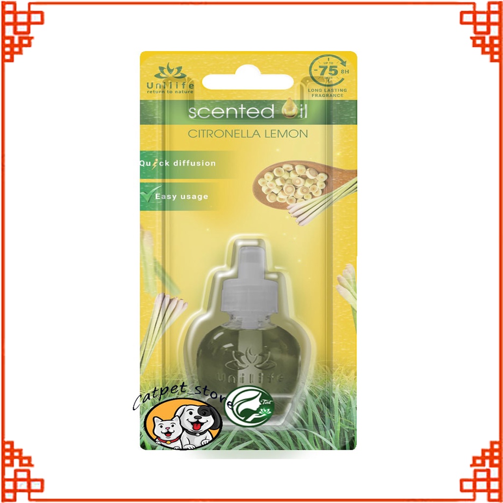 Tinh dầu Sả Chanh nguyên chất chai 30ml tinh dầu thiên nhiên nguyên chất hương Sả Chanh Unilife-[ CHÍNH HÃNG ]