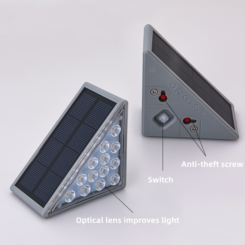Đèn Led Năng Lượng Mặt Trời Chiếu Sáng Cầu Thang Ngoài Trời Sử Dụng Năng Lượng Mặt Trời