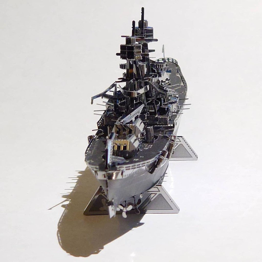 Mô hình 3D Kim Loại Lắp Ráp Thiết Giáp Hạm USS Arizona BB-39 Thuộc Hạm Đội Hải Quân Mỹ