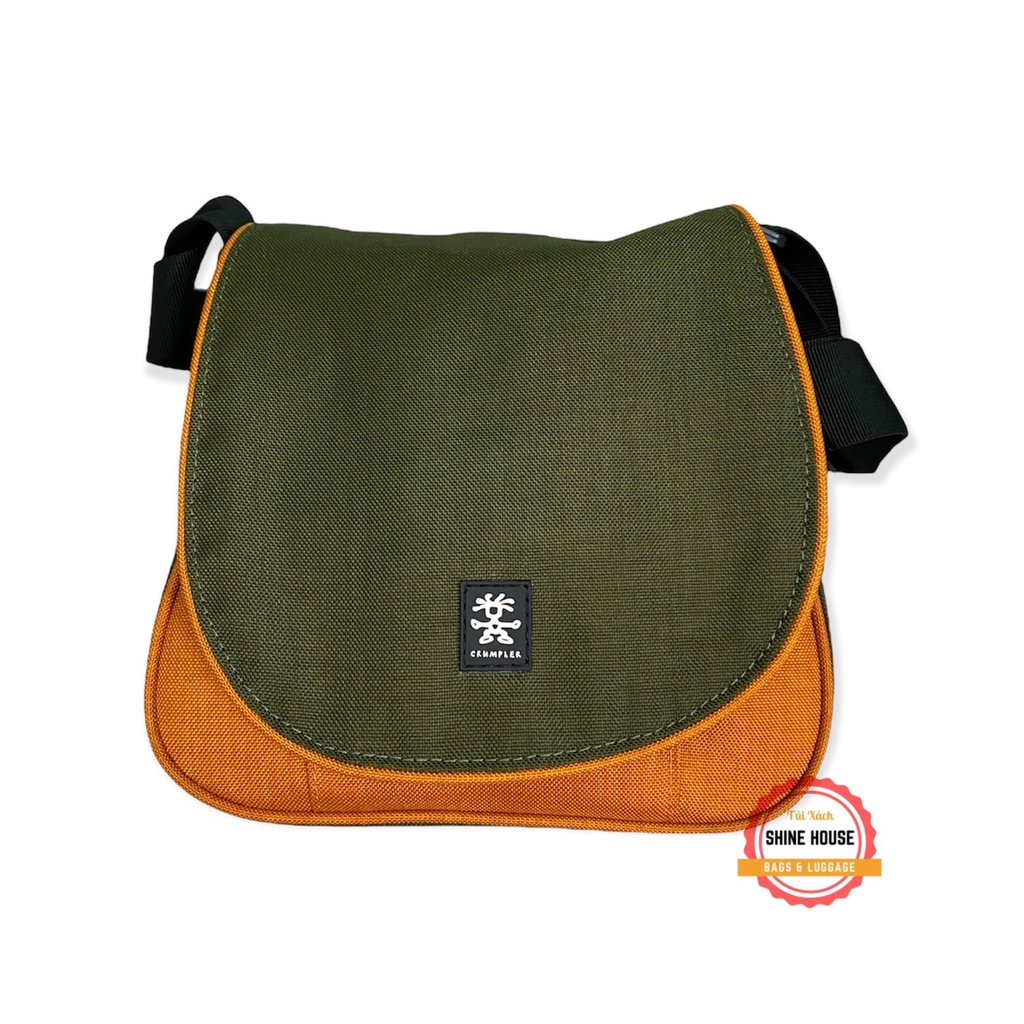 Túi Đeo Chéo Đeo Vai Nắp Vòng Crumpler Dành Cho Nam Nữ Màu Cam Nổi Bật - Shine House