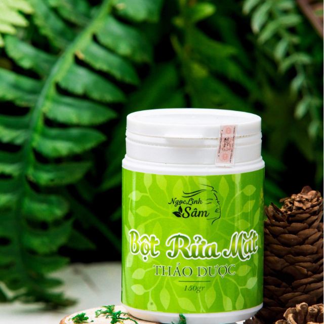 Bột rửa mặt Ngọc Linh Sâm chính hãng