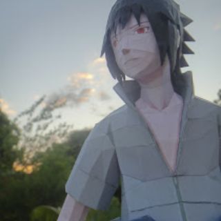 Mô hình giấy Uchiha Sasuke [Naruto Shippuden]