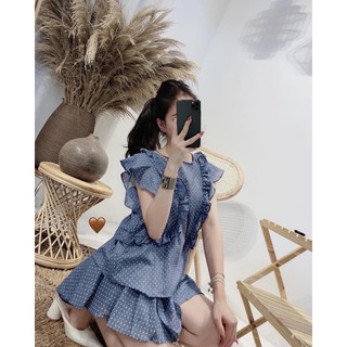 Bán sỉ set bèo chấm bi