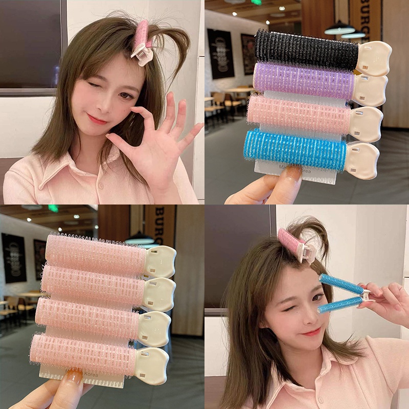 Kẹp phồng chân tóc, lô cuốn tự dính tóc chỉ 7k LC1 tạo độ bồng bềnh cho tóc Hàn Quốc lô cuốn tóc mái bay