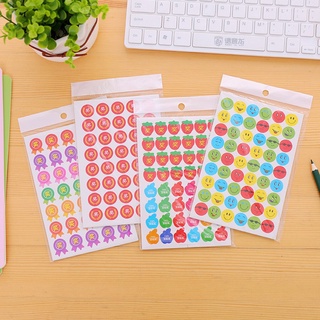 STICKER⭐hình dán mặt cười ngôi sao cute dễ thương khen thưởng cho bé
