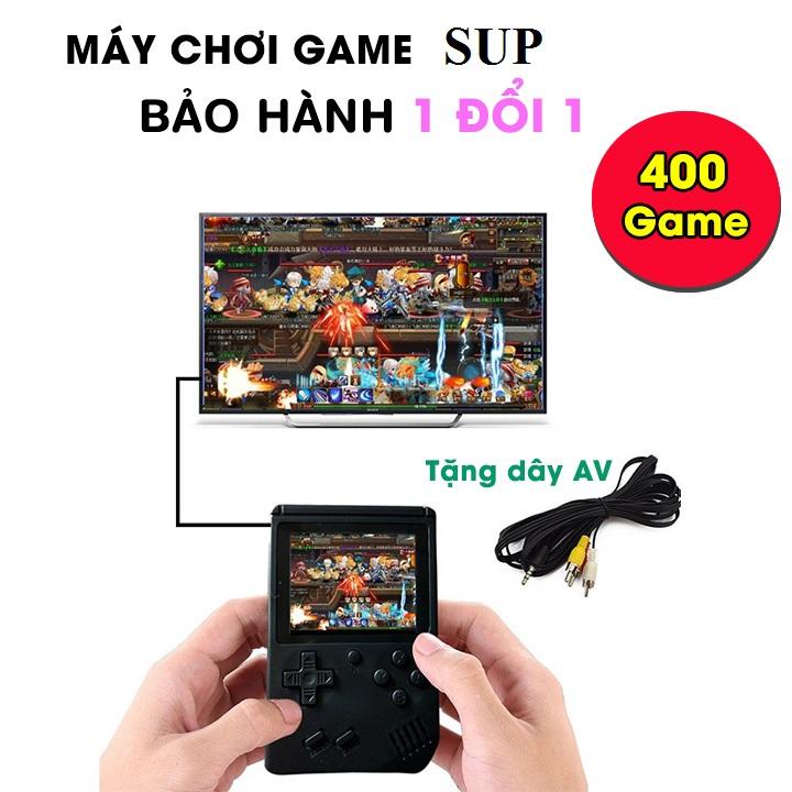Máy Chơi Game Cầm Tay Sup 400 Game In 1 Retro Kèm Tay Cầm Chơi Game 2 Người - Có Dây Kết Nối Với Tivi - Bảo Hành 6 Tháng