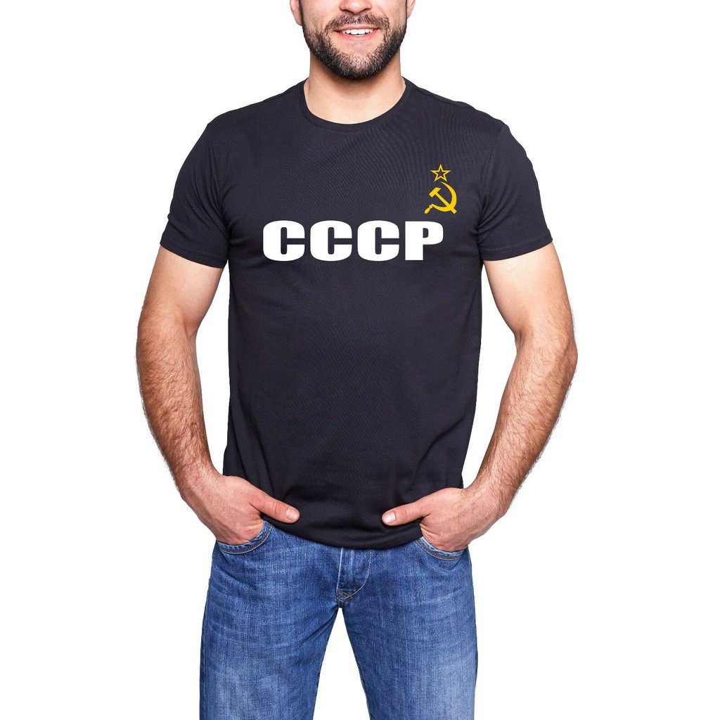 Áo thun nam in hình biểu tượng búa liềm của Đảng cộng sản liên xô cá tính