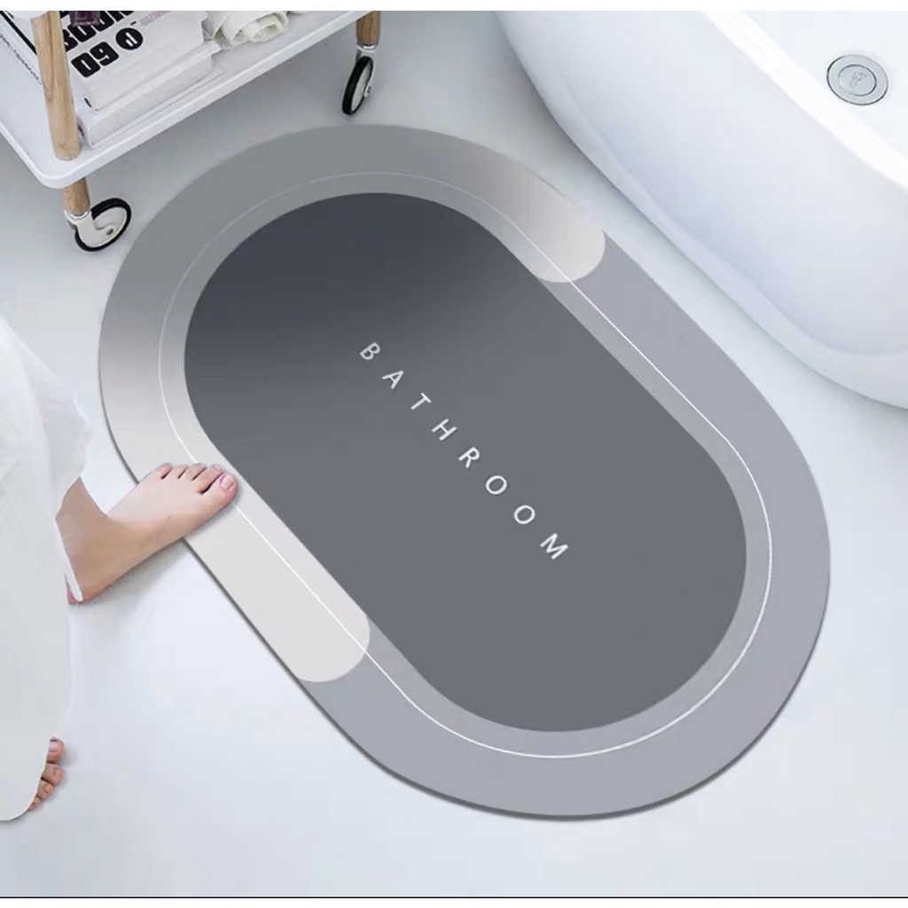 Thảm Nhung Nỉ Lau Chân chống trơn trượt siêu thấm hút nước phòng tắm cho khách sạn TC076