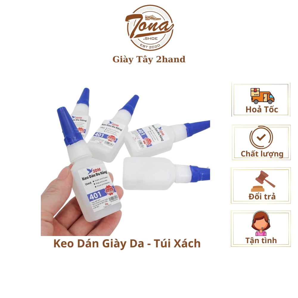 [TonaShoe] Keo Dán Giày Dép, Túi Xách, Ví Da 3DM Siêu Dính Dùng Cho Mọi Loại Da