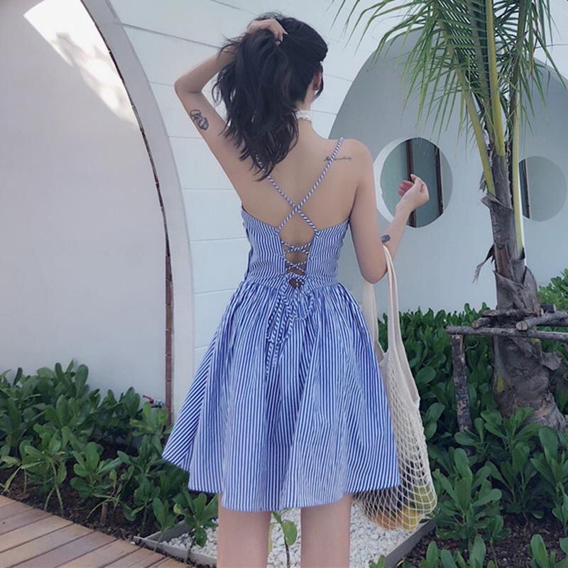 VÁY KẺ CA RÔ XANH DƯƠNG