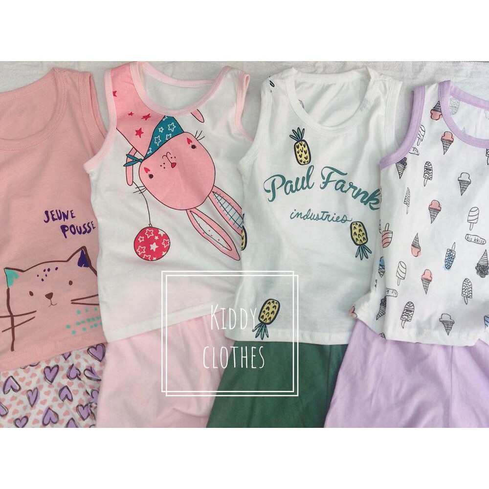 Bộ 3 lỗ bé gái cotton mềm hàng QC