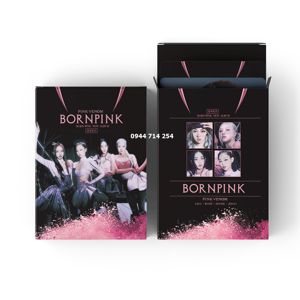 Trọn bộ 55 Lomo Card Blackpink Pink Venom Bornpink 2022