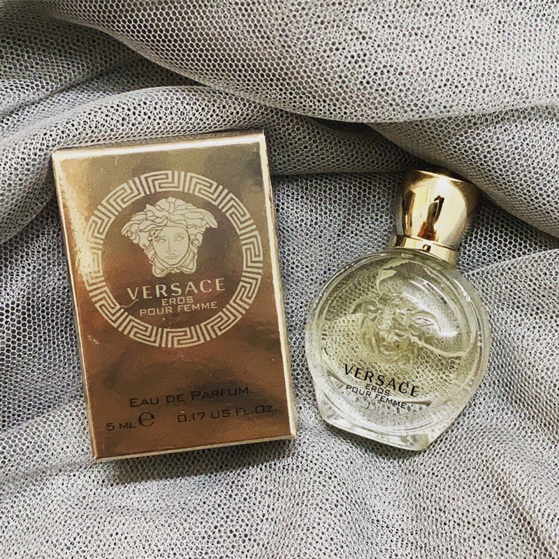 Nước Hoa VERSACE EROS POUR FEMME Eau De Parfum 5ml 0.17 US Fl.oz [Hàng nhập từ Mỹ]
