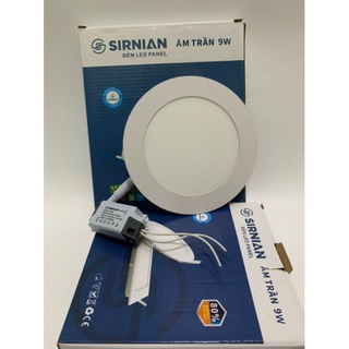  Đèn Led Panel Downlight Âm Trần 9w siêu mỏng chiếu sáng trang trí nhà ở văn phòng giá rẻ phi 130 