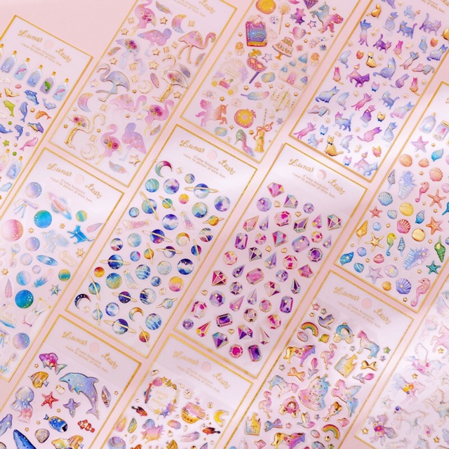 Sticker trang trí trong suốt