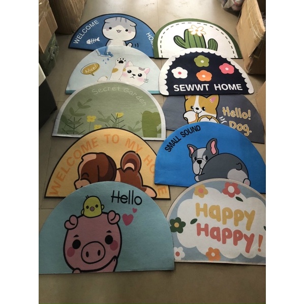 Thảm giải nhà hình cute siêu xinh.
