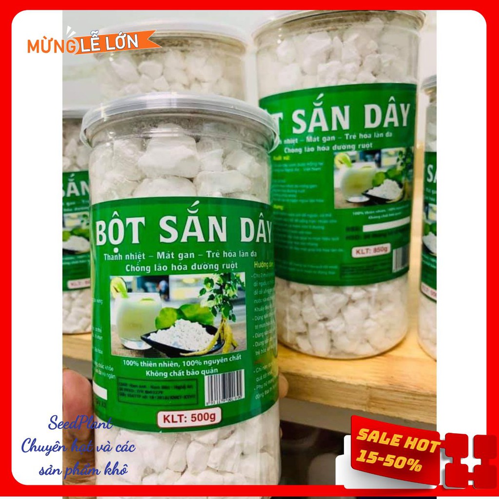 -SP- Tinh Bột Sắn Dây 👑FREESHIP👑 Ngừa Mụn Chống Lão Hóa 500g [Có sẵn]