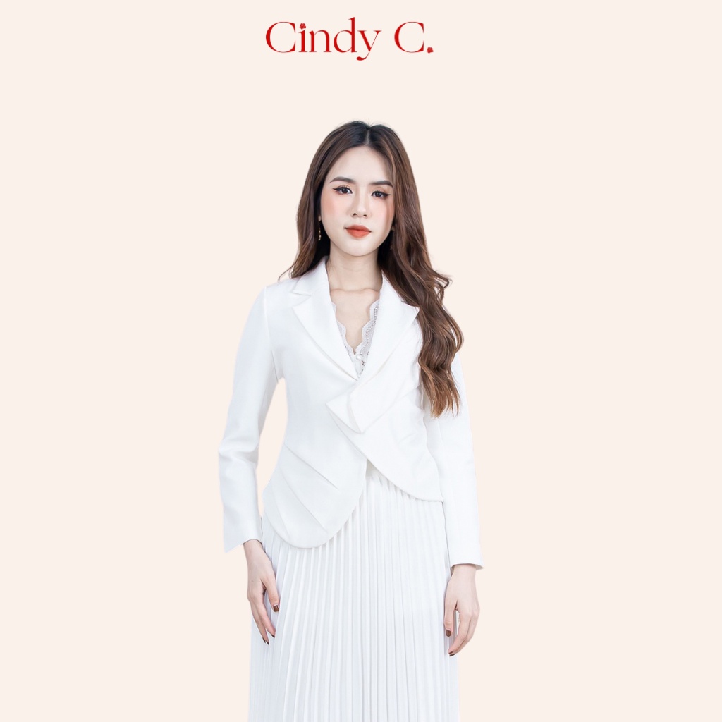 Áo khoác Candy CINDY C chất liệu Tuytsi phong cách công sở thanh lịch 785