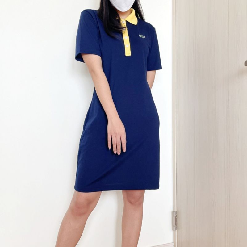 VÁY POLO CÁ SẤU NGẮN TAY DÀNH CHO NỮ DÁNG CỔ ĐIỂN MINI PIQUE DRESS có size lớn từ45-67kg
