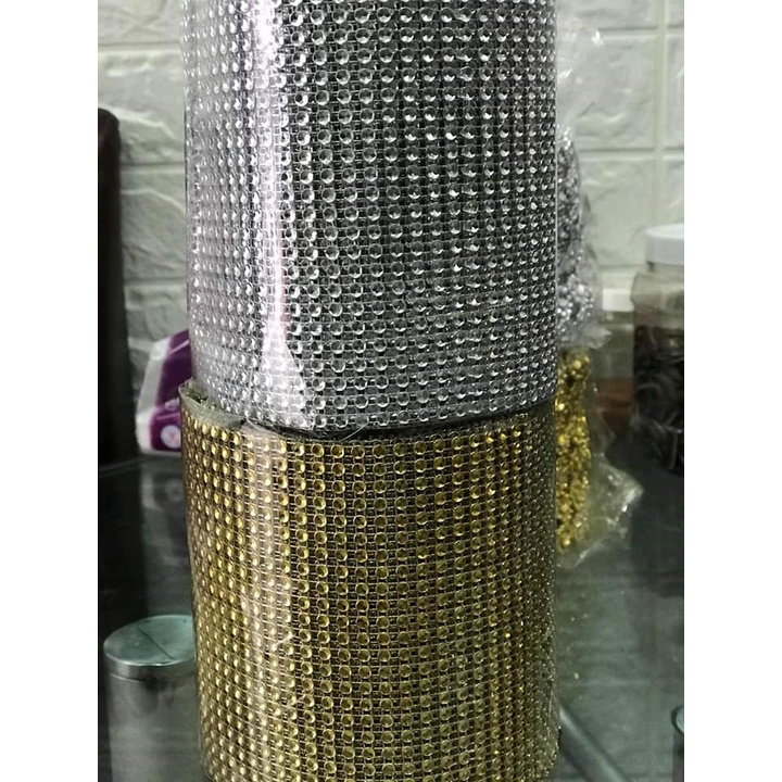 Lẻ 1m cuộn kim sa trang trí oản tài lộc, oản thờ, làm đồ handmade | Phụ kiện trang trí