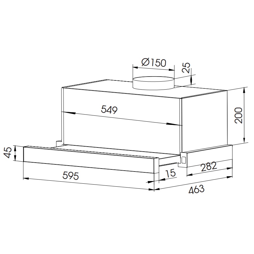 Máy Hút Khói-Hút Mùi BAUER-BC 7002T-Âm Tủ-Cảm Ứng-Lực Hút 1000m3/h-Máy khoẻ-Chạy êm,giá rẻ bảo hành chính hãng 36 tháng