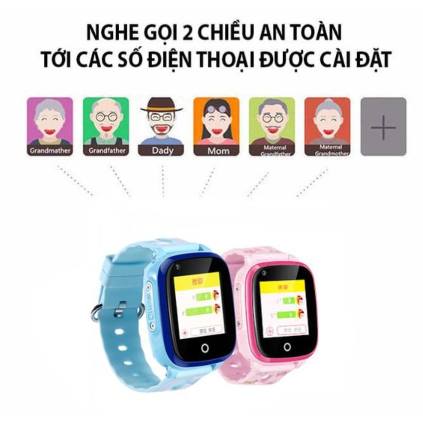 Đồng Hồ Định Vị DF33Z - Đồng Hồ Định Vị Trẻ em 4G - Có Video Call - Định Vị GPS An Toàn Chính Xác Nhất