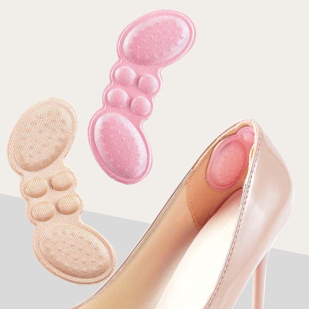 1 Cặp Đệm Lót Giày Bằng Silicone Vô Hình Chống Mòn Bảo Vệ Chân Không Trượt Nhiều Màu Sắc