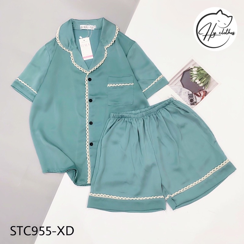 BỘ LỤA CỘC CỘC chất lụa dày dặn mềm mịn