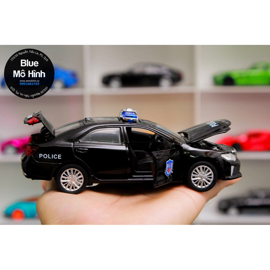 Blue mô hình | Xe cảnh sát mô hình Toyota Camry Police 1:32