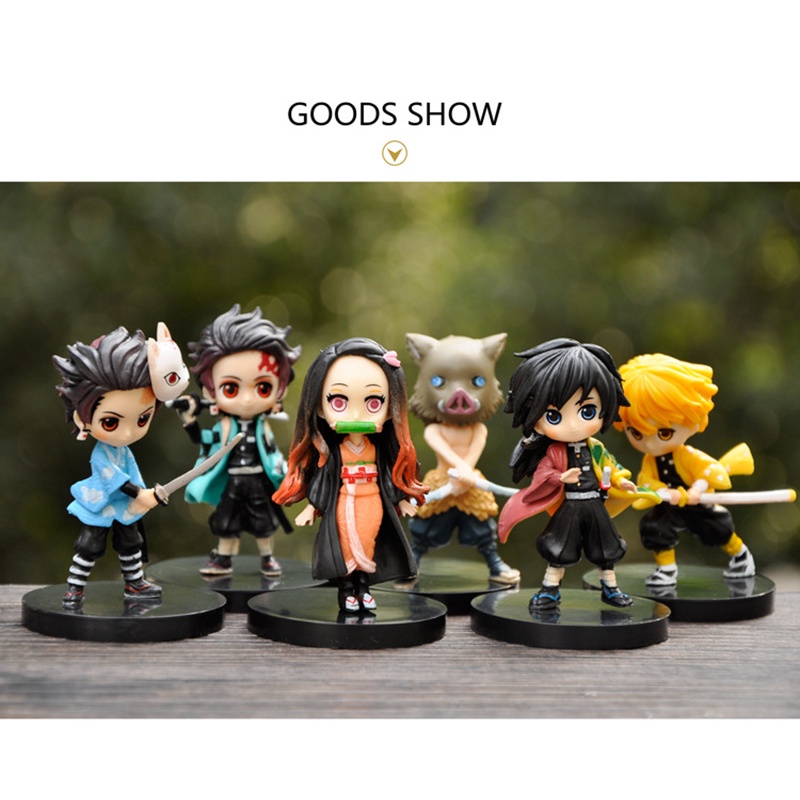Mô hình Tanjiro Tanjirou Nezuko Inosuke Zenitsu Tomioka Giyuu Kimetsu no Yaiba Demon Slayer Thanh Gươm Diệt Quỷ Cứu Nhân