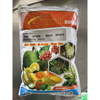 Thuốc phòng bệnh zipra 80wp phòng ngừa thán thư, nấm bệnh, vi khuẩn 1kg