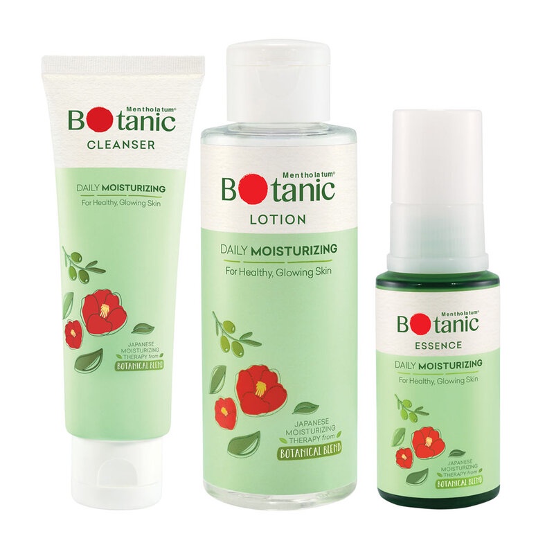 Bộ Sản Phẩm Mentholatum Botanic Chăm Sóc Da 3 Món
