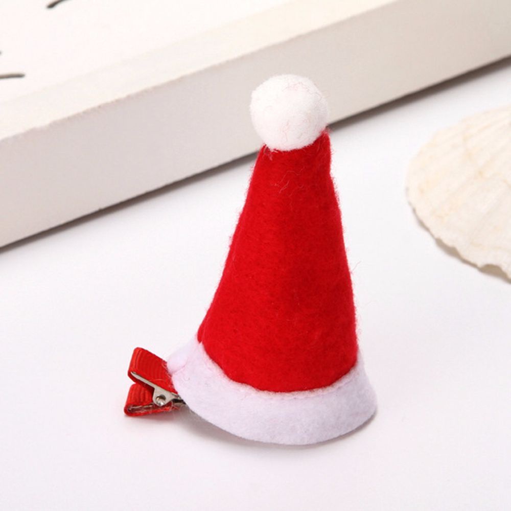 Kẹp tóc bằng hợp kim hình mũ ông già noel đính nơ/tai hươu dễ thương cho bé