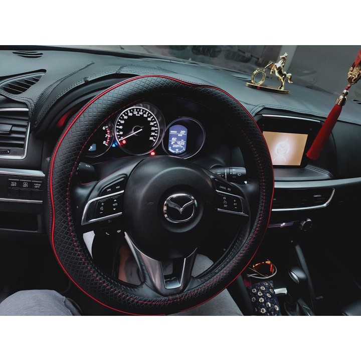 Thảm da Taplo Mazda CX-5, CX5 2016-2017 (Không HUD hắt kính) vân Carbon cao cấp